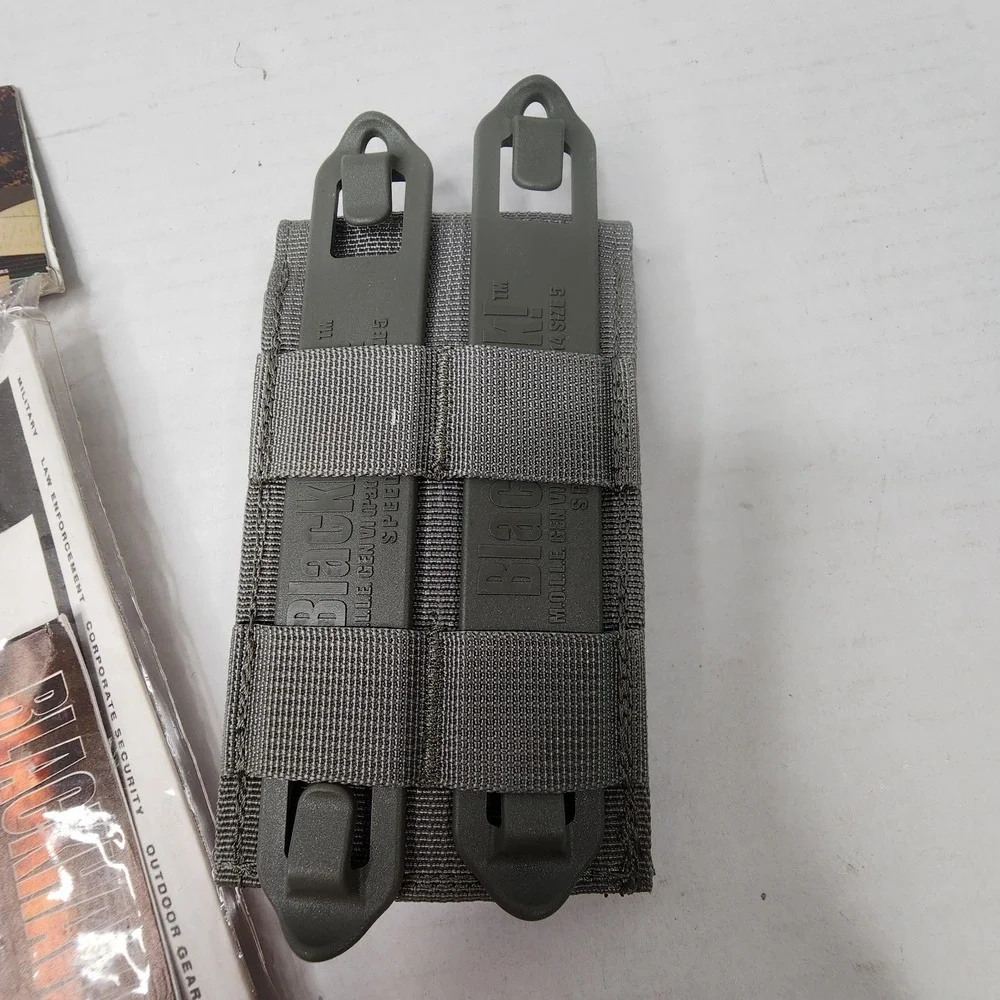 BLACKHAWK S.T.R.I.K.E. W/ Speed Clips, Single Mg Pouch (Holds 2) New OD Camo